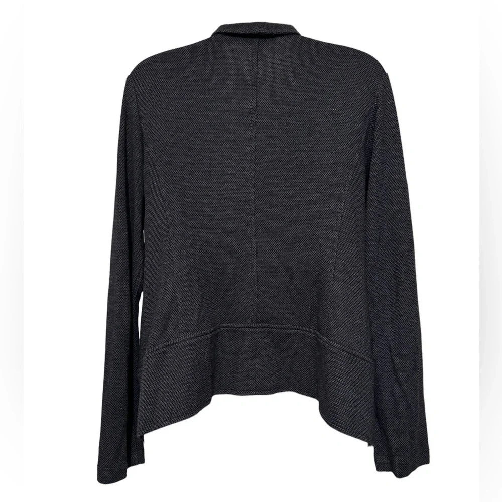 Eileen Fisher Soft Knit Open Front Blazer Jacket Size L